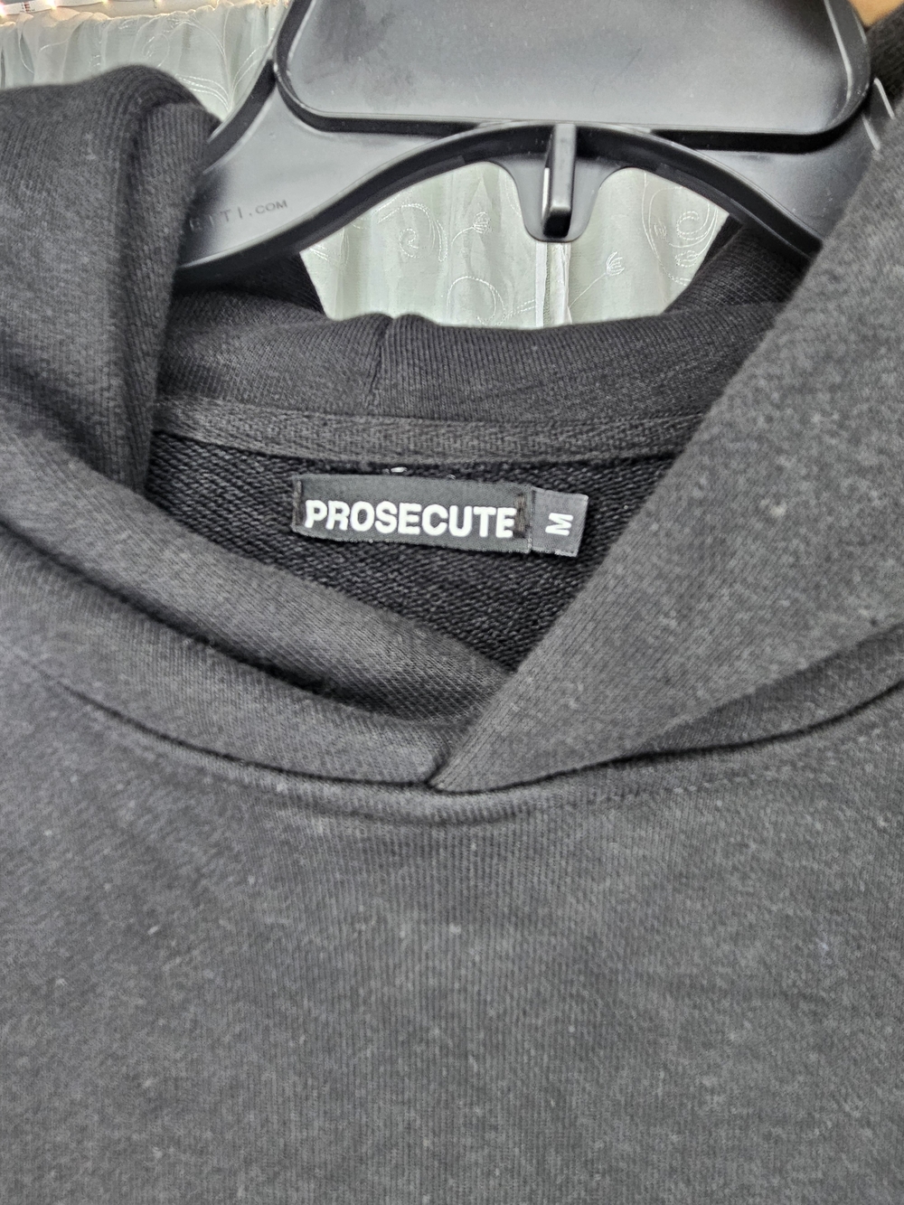 Prosecute Graphic Hoodie Black Medium Like New - Picture 3 of 3